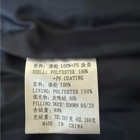 Puffer Duck Down 80/20 Weathergear Insulated Winter Snow Jacket Sz 4XL - Picture 12 of 13